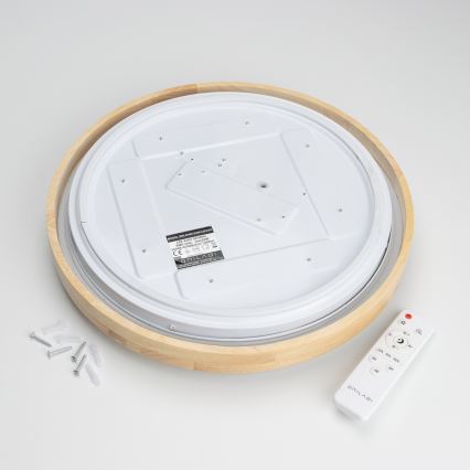 Brilagi - LED Ściemniany plafon PINE LED/24W/230V + pilot
