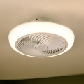 Brilagi - LED Ściemniany plafon z wentylatorem LED/30W/230V 3000-6500K biały + pilot zdalnego sterowania