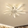Brilagi - LED Ściemniany plafon z wentylatorem LED/50W/230V 3000-6500K biały + pilot zdalnego sterowania