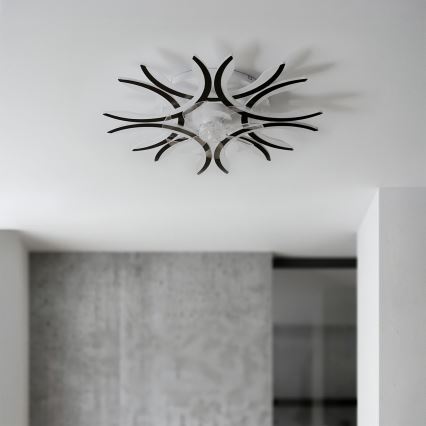 Brilagi - ściemnialny wentylator sufitowy LED/70W/230V śr. 76 cm czarny + pilot zdalnego sterowania