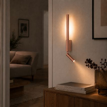 BRILAGI - LED kinkiet punktowy VIXON LED/3W/230V + LED/5W brązowy CRI 90
