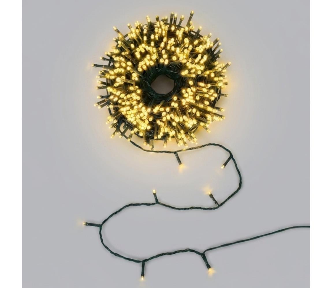 BRILAGI - LED solarny łańcuch świąteczny 300 diod LED/8 funkcji 32 m IP65 ciepła biała