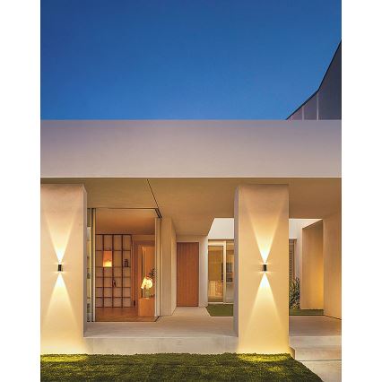 Brilagi - LED Solarna lampa ścienna PYRAMID LED/2W/3,2V 1300 mAh IP54