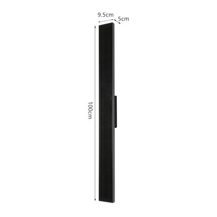 Brilagi - Solarny, ściemnialny kinkiet LED SUN, 5,5W/230V, 100 cm, 6000 mAh, IP44