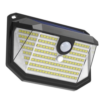 Brilagi - LED solarny kinkiet ścienny z czujnikiem ruchu i zmierzchu WALLIE LED/4W/5,5V 1200mAh 6500K IP65