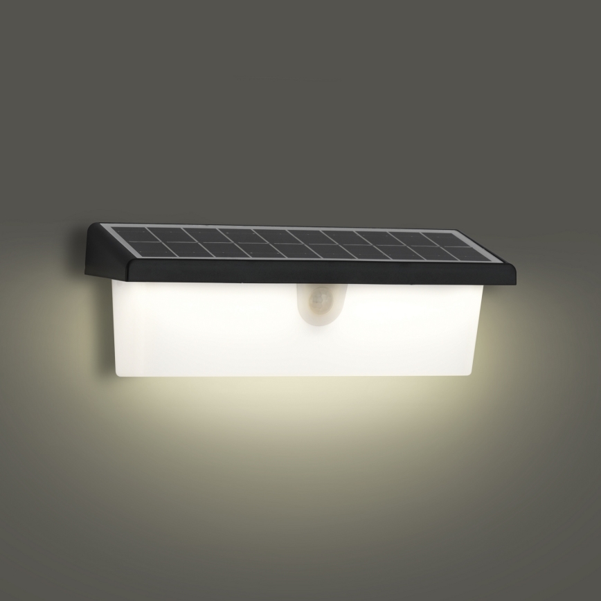 Brilagi - LED solarny kinkiet ścienny z czujnikiem SUN RAY LED/6W/3,7V 2200 mAh IP44