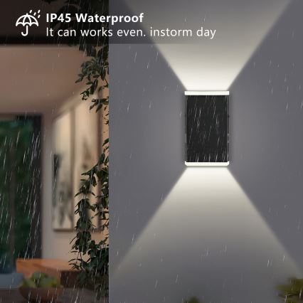 Brilagi - LED Solarna lampa ścienna SUN GUARD LED/2W/3,7V 2000 mAh IP45