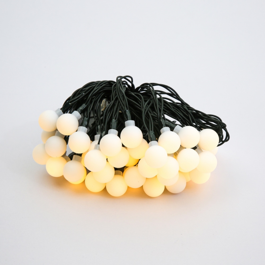 Brilagi - LED Solarny łańcuch ozdobny BUBBLE 50xLED/8 funkcji 7m IP65 ciepła biel 600 mAh