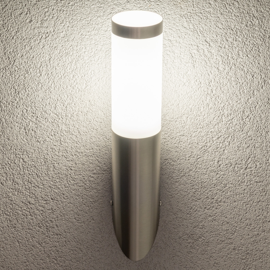 BRILAGI - LED ściemnialna zewnętrzna lampa ścienna ELIA 1xE27/6W/230V 2700-6500K IP44 matowy chrom