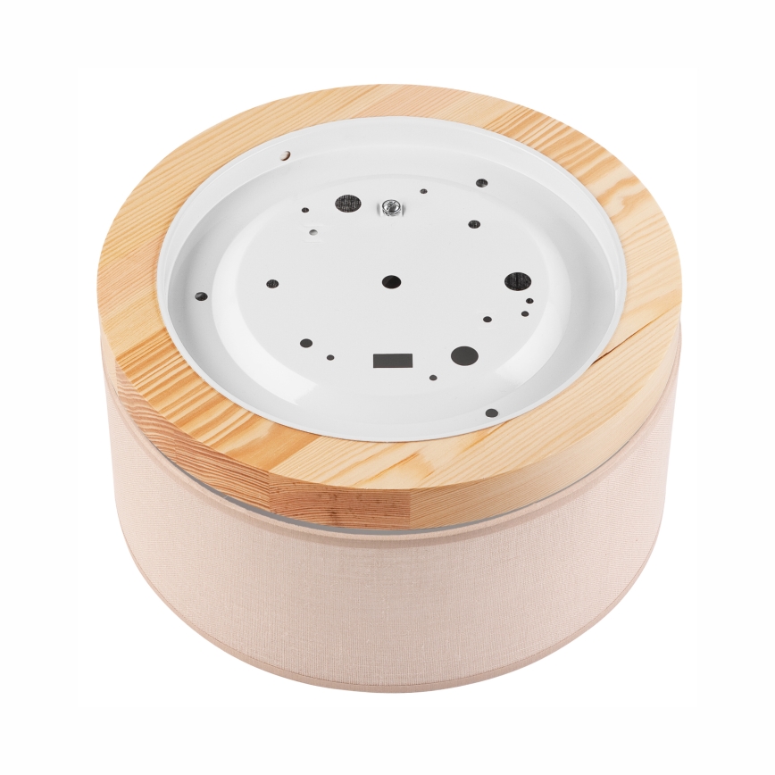 Brilagi - Lampa sufitowa LED BELLADONNA 1xE27/15W/230V śr. 30 cm beżowa/sosna