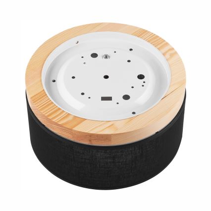 Brilagi - Lampa sufitowa LED BELLADONNA 1xE27/15W/230V śr. 30 cm czarna/sosna