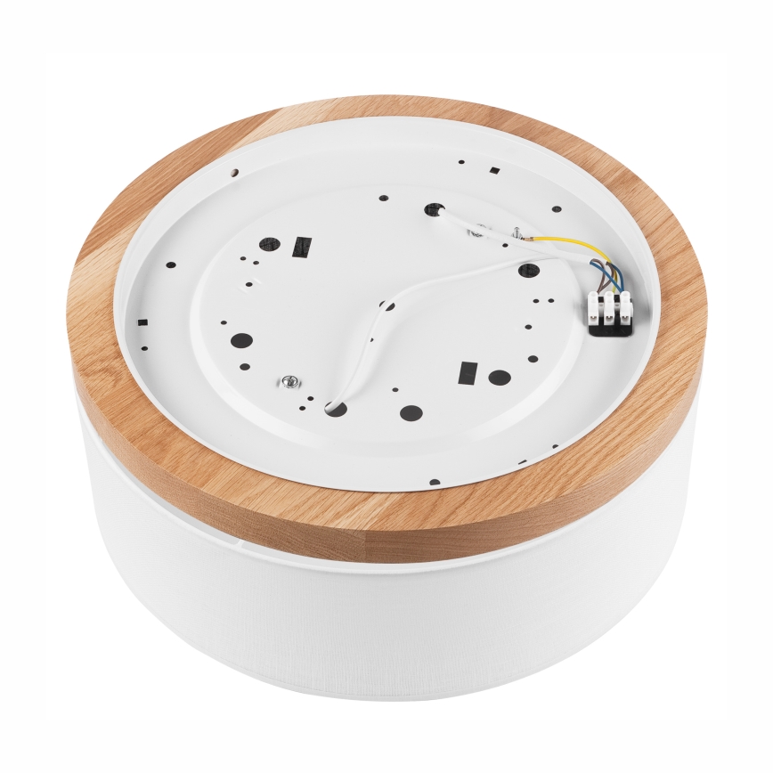 Brilagi - Lampa sufitowa LED BELLADONNA 2xE27/15W/230V śr. 40 cm biała/dąb
