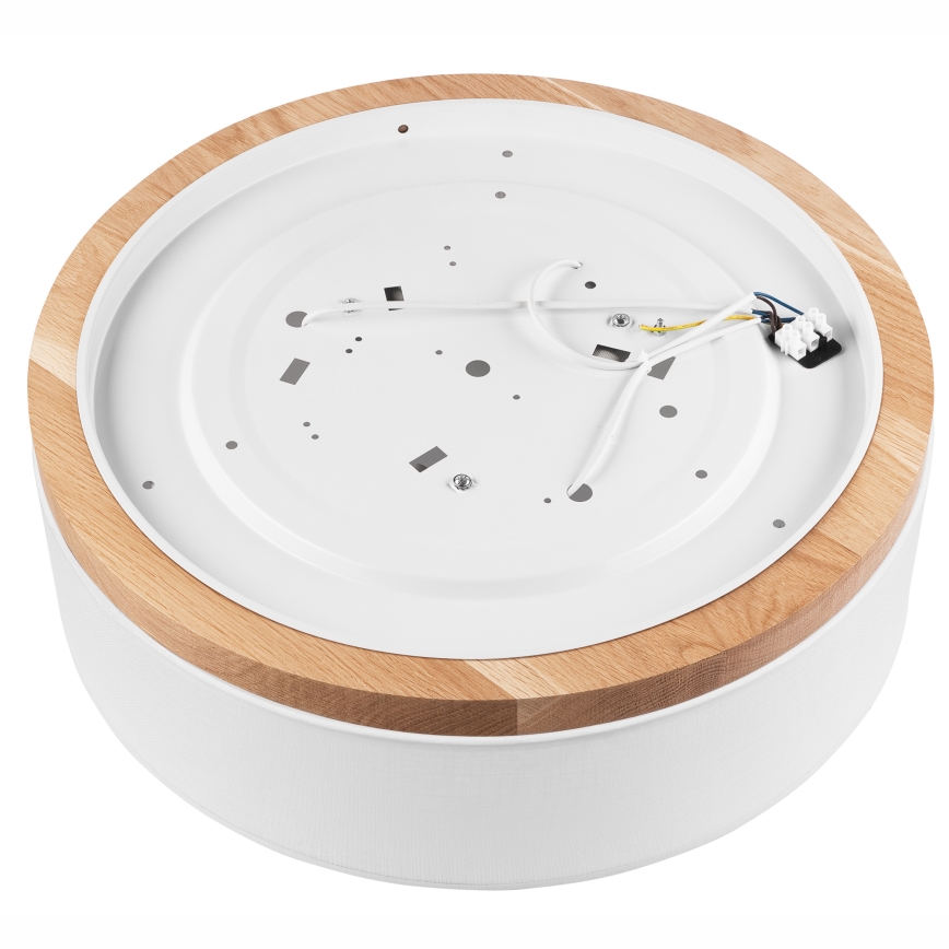 Brilagi - Lampa sufitowa LED BELLADONNA 3xE27/15W/230V śr. 50 cm biała/dąb