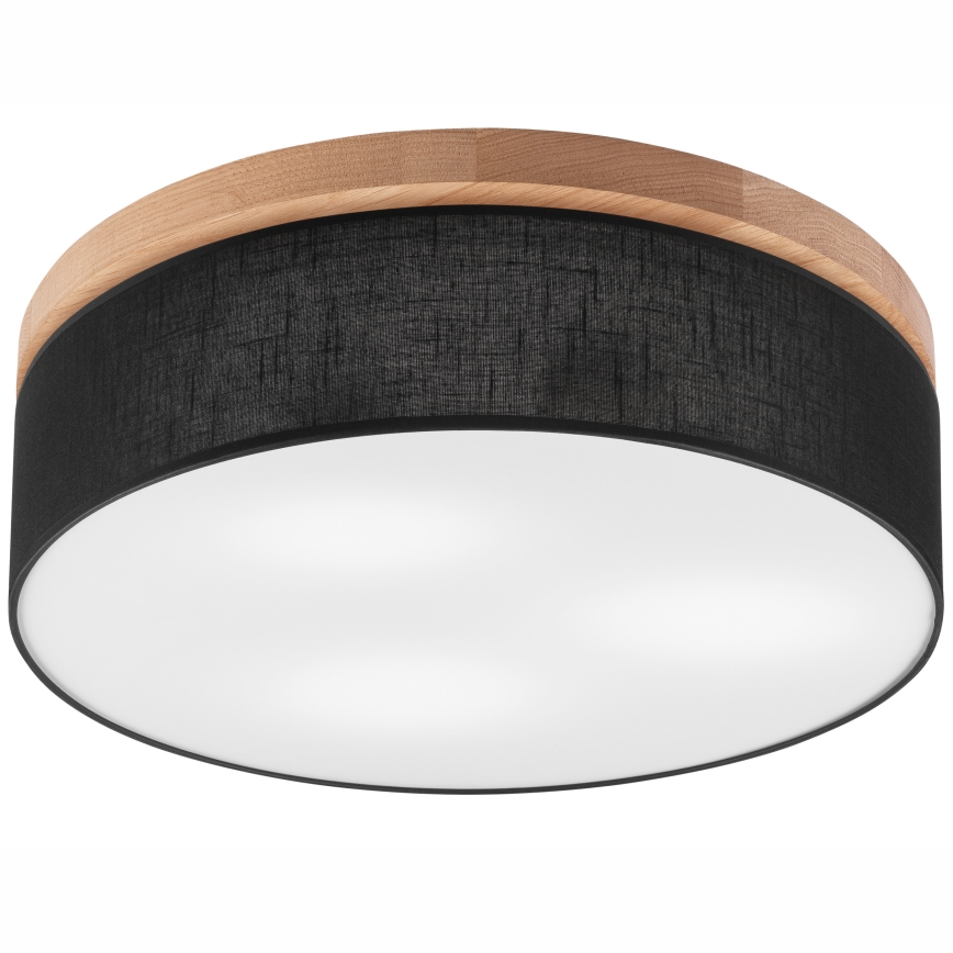 Brilagi - Lampa sufitowa LED BELLADONNA 3xE27/15W/230V śr. 50 cm czarna/dąb