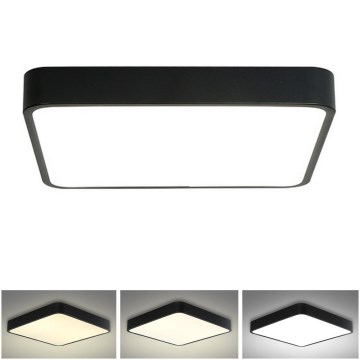 Brilagi - LED sufitowa lampa POOL LED/36W/230V 3000/4500/6000K 40x40 cm czarna