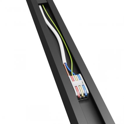 Brilagi - Przysufitowy plafon LED FULLDAY LED/30/40/50W/230V 2700/4000/6000K 150 cm UGR19 czarny