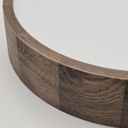 Brilagi - LED Lampa sufitowa CARVALHO 3xE27/60W/230V dąb orzech średnica 47 cm