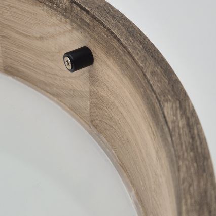 Brilagi - LED Lampa sufitowa CARVALHO 3xE27/60W/230V dąb orzech średnica 47 cm