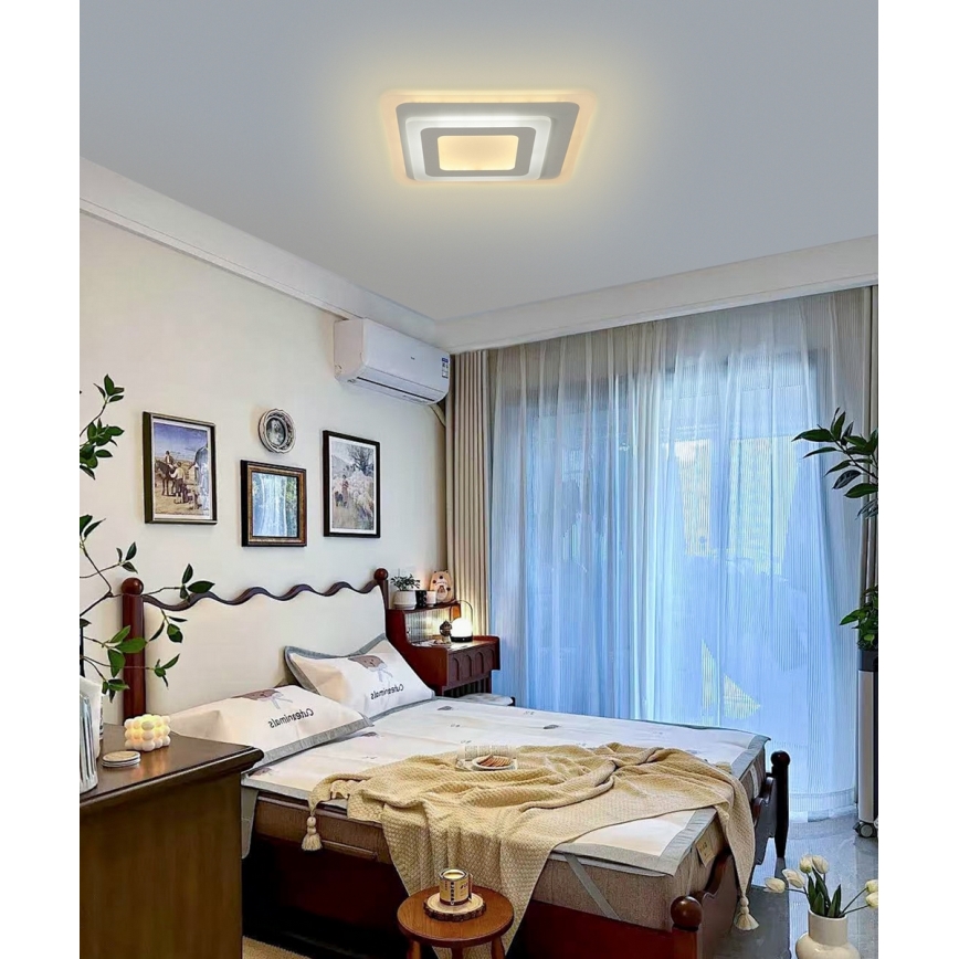 Brilagi - LED Regulowane oświetlenie sufitowe MODERN MINI LED/65W/230V 3000/4000/6000K 37x37 cm + pilot zdalnego sterowania