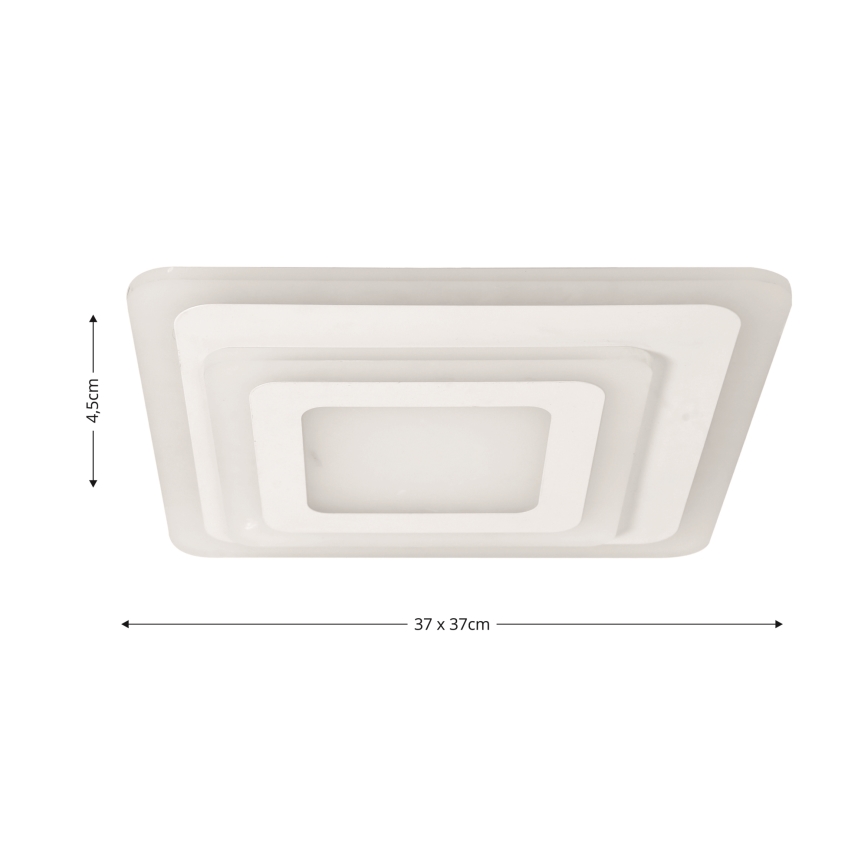 Brilagi - LED Regulowane oświetlenie sufitowe MODERN MINI LED/65W/230V 3000/4000/6000K 37x37 cm + pilot zdalnego sterowania