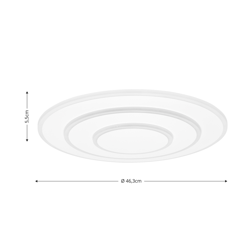 Brilagi - LED regulowane oświetlenie sufitowe MODERN LED/58W/230V 2700-6500K śr. 46,3 cm + pilot zdalnego sterowania