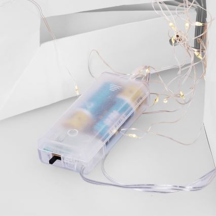 Brilagi - LED świąteczna dekoracja LED/2xAA 30 cm śnieżynka