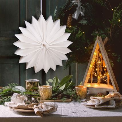 Brilagi - LED Świąteczna dekoracja LED/2xAA 32 cm śnieżynka