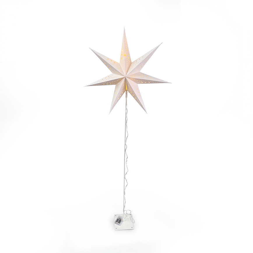 BRILAGI - LED Świąteczna dekoracja LED/3xAA 60 cm gwiazda