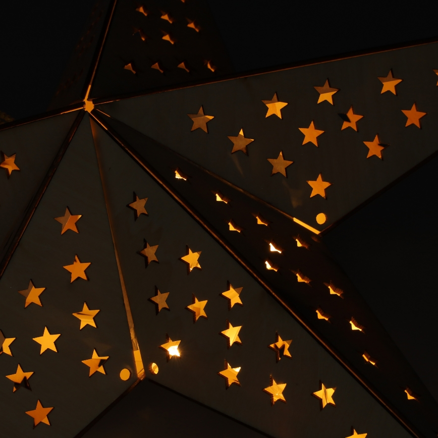 Brilagi - LED świąteczna dekoracja LED/3xAA 62x40 cm gwiazda