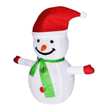 Brilagi - LED świąteczna dekoracja zewnętrzna 40xLED/3xAA IP44 bałwan