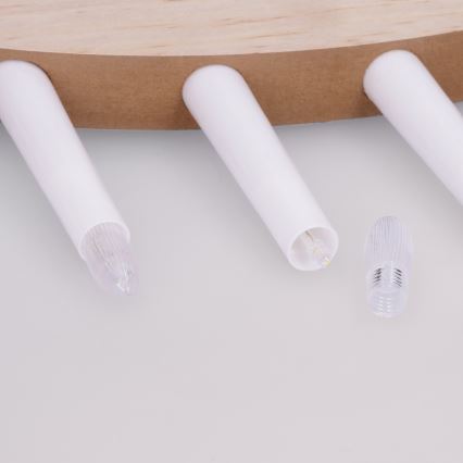 BRILAGI - LED Świąteczny świecznik 7xLED/2xAA beżowy/biały