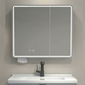 BRILAGI - LED szafka łazienkowa z lustrem i podświetleniem NOTO DOUBLE 60x70 cm