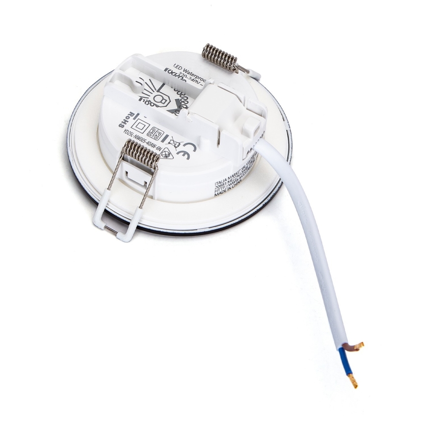 Brilagi - LED wpuszczana oprawa sufitowa do łazienki 9W/230V 4000K czarna IP65