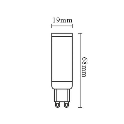 Brilagi - LED Żarówka ściemnialna G9/6W/230V 3000K