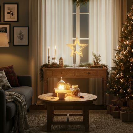 Brilagi - LED Zewnętrzna dekoracja świąteczna LED/3,6W/230V IP44 44x30 cm gwiazda