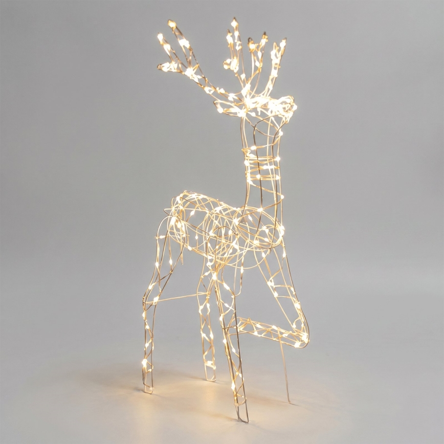 BRILAGI - LED Zewnętrzna dekoracja bożonarodzeniowa LED/3,6W/8 funkcji 150 cm IP44 renifer ciepła biała