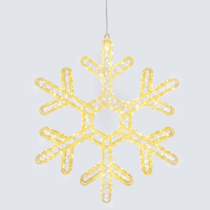 BRILAGI - LED Zewnętrzna świąteczna dekoracja LED/6W/8 funkcji 43 cm IP44 ciepła biała śnieżynka