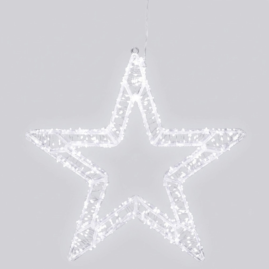 BRILAGI - LED Zewnętrzna świąteczna dekoracja LED/6W/8 funkcji 43 cm IP44 gwiazda zimnobiała