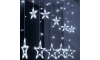 Brilagi - LED Zewnętrzna kurtyna bożonarodzeniowa 123xLED/3xAA/USB 3m IP44 zimna biel