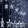 Brilagi - LED Zewnętrzna kurtyna bożonarodzeniowa 123xLED/3xAA/USB 3m IP44 zimna biel