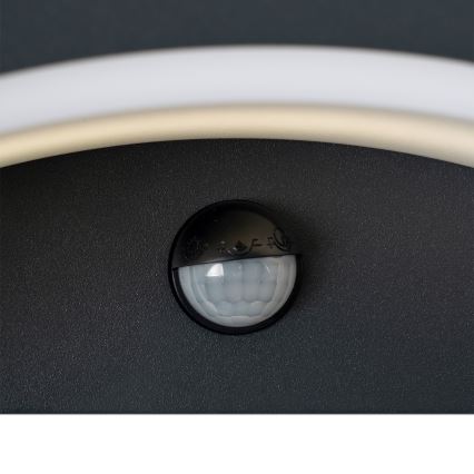 Brilagi - LED zewnętrzna lampa ścienna z czujnikiem ARCELO LED/8W/230V IP54