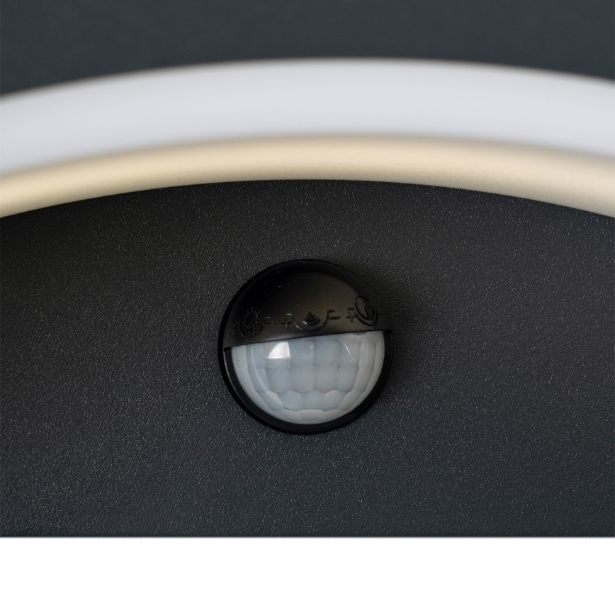 Brilagi - LED zewnętrzna lampa ścienna z czujnikiem ARCELO LED/8W/230V IP54