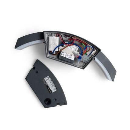 Brilagi - LED zewnętrzna lampa ścienna z czujnikiem ARCELO LED/8W/230V IP54