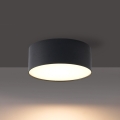 BRILAGI - LED zewnętrzna lampa sufitowa FORIS LED/9W/230V śr. 9 cm czarna IP44
