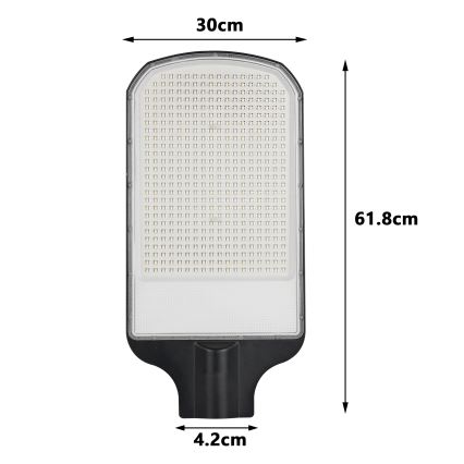 Brilagi - LED Zewnętrzna lampa uliczna URBANLIGHT LED/250W/230V czarna IP65