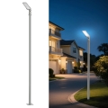 Brilagi - LED zewnętrzna lampa uliczna ze słupem i przegubem 3 m URBANLIGHT LED/50W/230V szara IP65