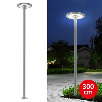 BRILAGI - LED zewnętrzna lampa uliczna ze słupem o wysokości 3 m URBANSPARK LED/120W/230V szara IP65