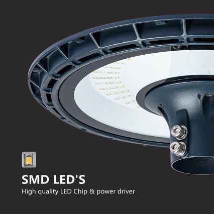 Brilagi - LED zewnętrzna lampa uliczna z słupem 5 m URBANSPARK LED/120W/230V antracyt IP65