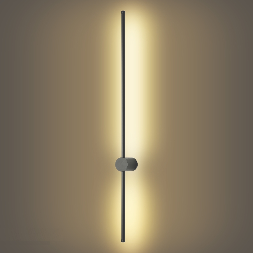 Brilagi - LED zewnętrzna oprawa ścienna AURA LED/20W/230V 3000K IP54 97 cm antracyt