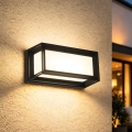 Brilagi - LED zewnętrzna oprawa ścienna PARKER LED/12W/230V 3000/4500/6000K czarna IP44